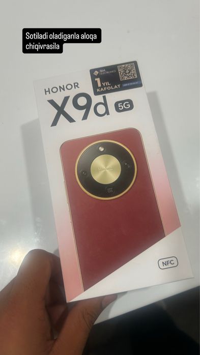 Honor x9d yangi ishlamagan
