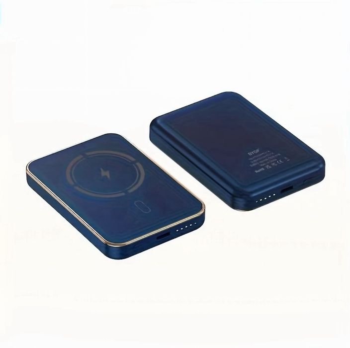 Външна батерия - зарежда iPhone без кабел, лепи се магнитно (5000 mAh)