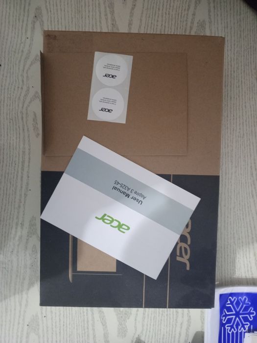 Noutbuk acer asper 3 haraktriskasi rasmda koʻrsatilgan