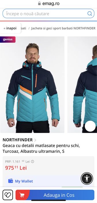 Geaca jacheta ski Norhfinder superba, marimea S, noua