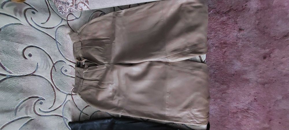 Продам  кожаные брюки