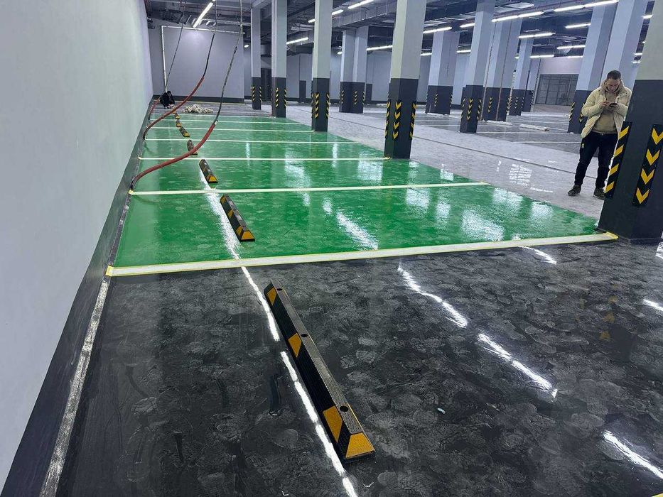 Эпоксидный наливной пол с гарантией. производство Турция