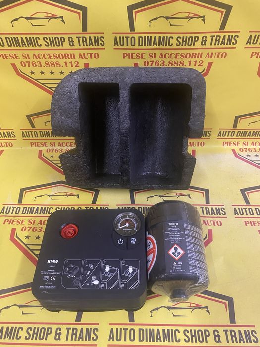 Compresor auto umflat roti original Bmw Kit pana Seria 3-4 F31 F34 F36