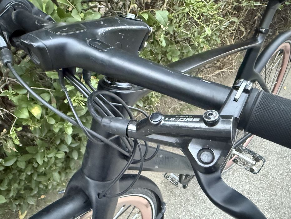 Bicicleta Vanhawks full carbon city bike schimbator in butuc