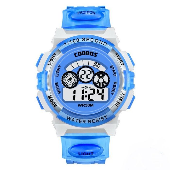 Мултифункционален детски водоустойчив часовник