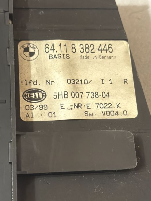 Контрол за климатик BMW E46