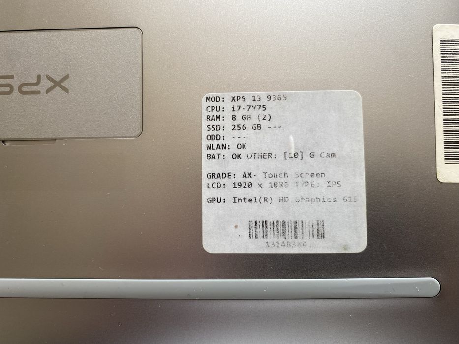 Dell XPS 13 9365 2 in 1 Laptop