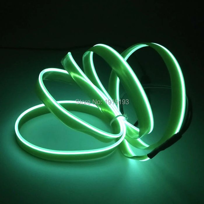 Интериорно LED Амбиентно Осветление на Автомобили 5м. Зелен