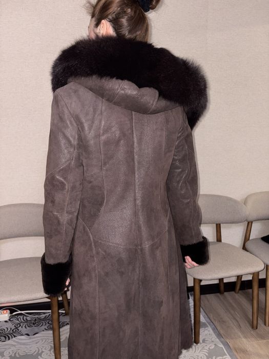 Дубленка удлененная  на 42-44р