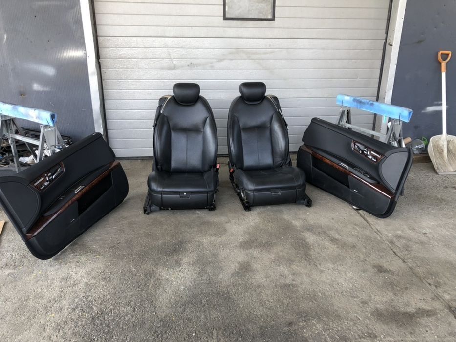 Interior scaune piele ventilate panouri trapă mercedes CL 500 w216 salon scaune scaun rabatabil sport confort confort ventilație panou panouri