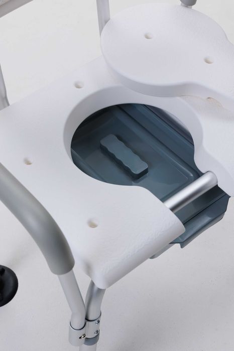 Складное алюминиевое пластиковое душевое кресло для туалета TCH-01