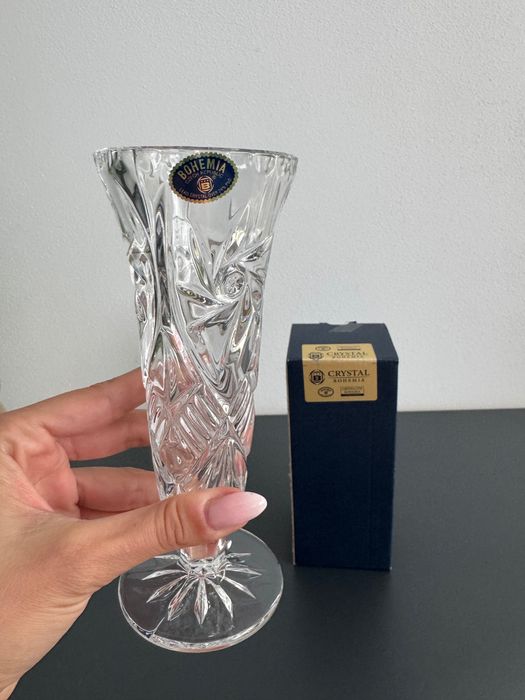 Vaza cristal - Bohemia - 17 cm