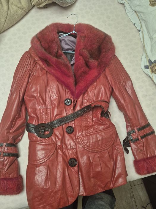 Куртка кожаная 44 размер