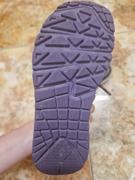 Ghete Skechers pt copil , din piele ecologica