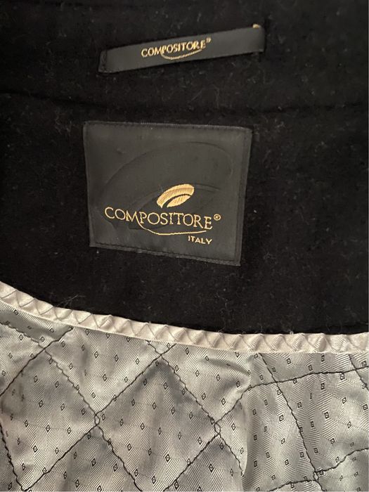 Мужское драповое полупальто