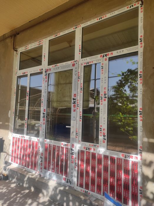 Akfa rom va eshik vitraj maskidniy setka akfa remont oyna almashtirish
