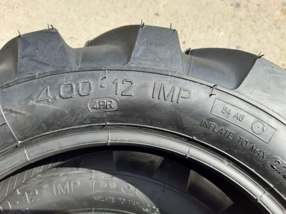 4.00-12 Anvelope noi agriole de motocultor cu livrare pana acasa
