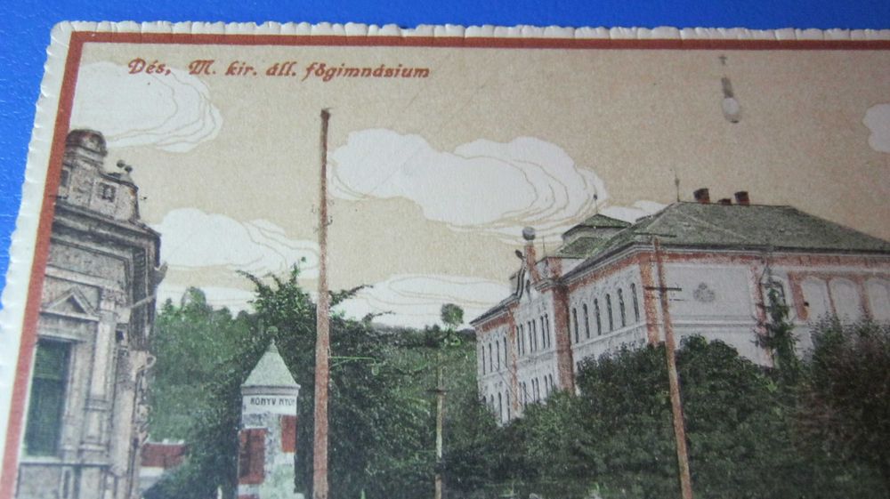 Ilustrata veche/Carte Postala DEJ(Des)/Liceul Maghiar Regal/1916.KuK.