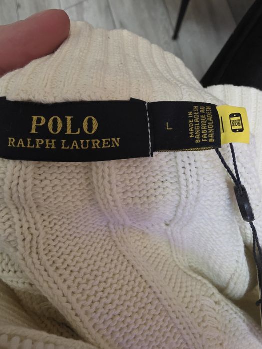 Pulover Zipper Tricotat Polo Ralph Lauren,nou