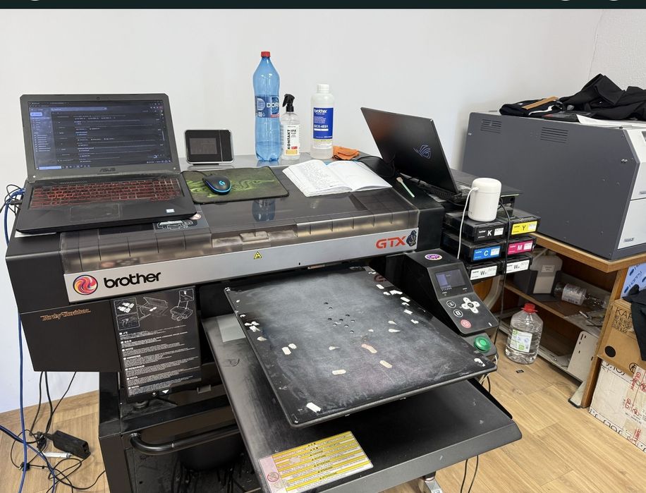 Imprimanta DTG Brother GTX + PreTreater IV + Cuptor 3 sertare afacere