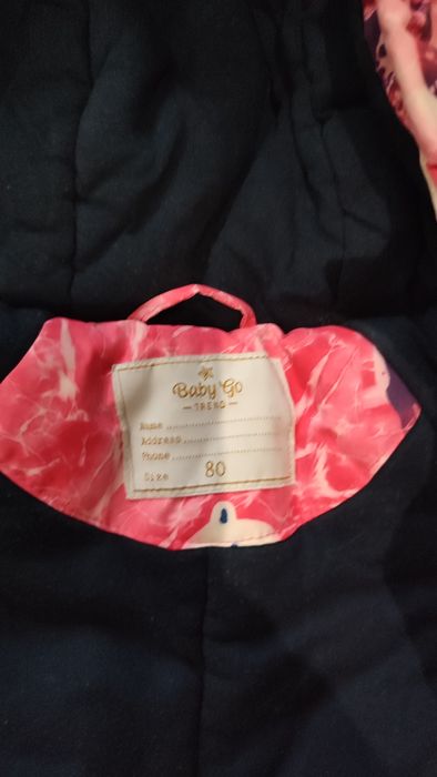 Демисезонный комбинезон на девочку