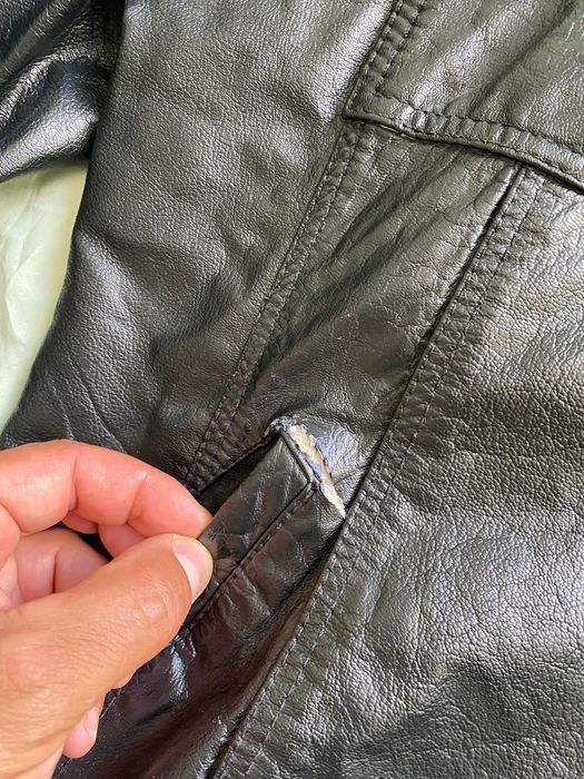 Кожено яке Jack and jones M размер