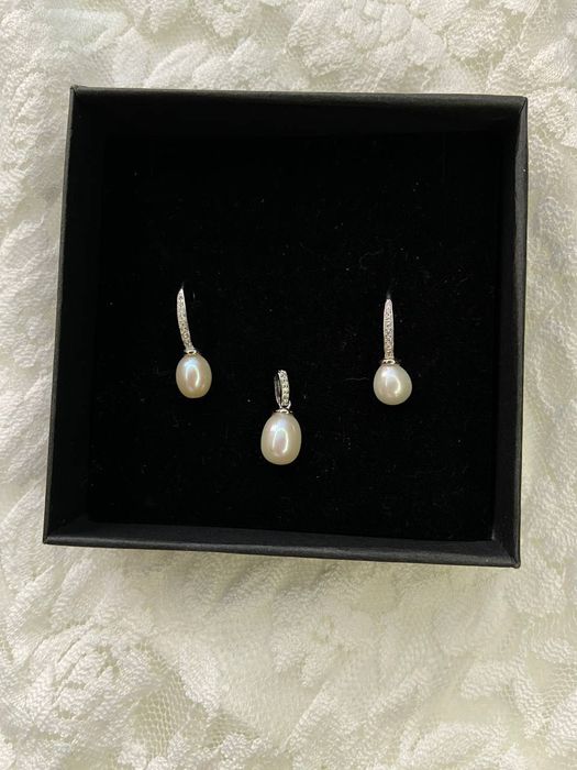 Жемчуг комплект и браслет