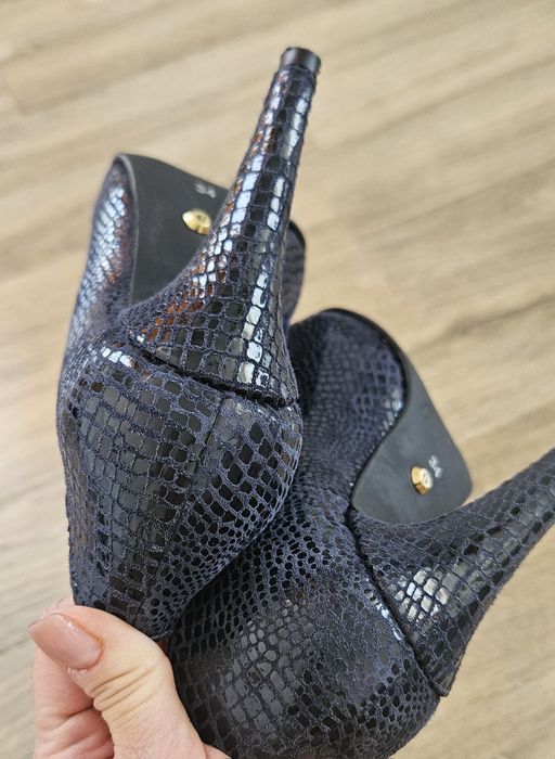 Pantofi stiletto bleumarin Gemelli, mărimea 34