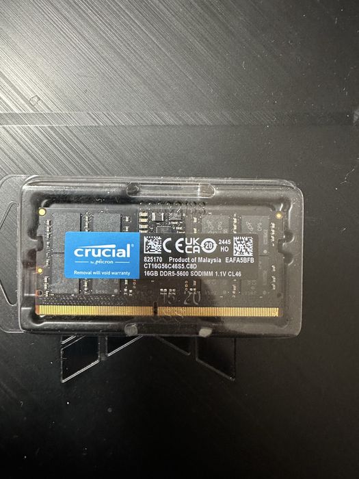 Crucial ОЗУ ДЛЯ ноута