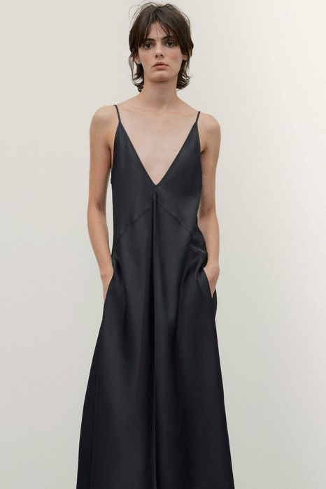 Rochie satinata Zara limited edition