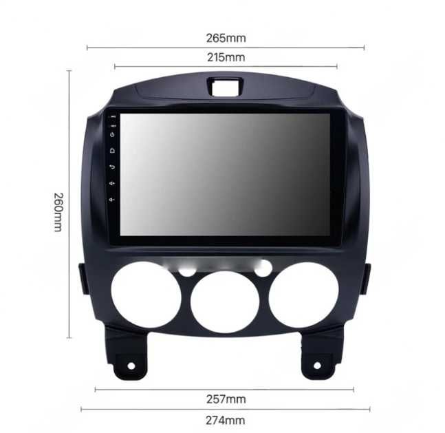 9-инчова мултимедия за Mazda 2 (2007–2014) + подарък камера