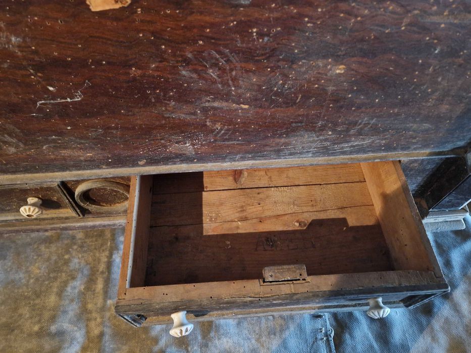 Стар Ретро скрин с чекмеджета