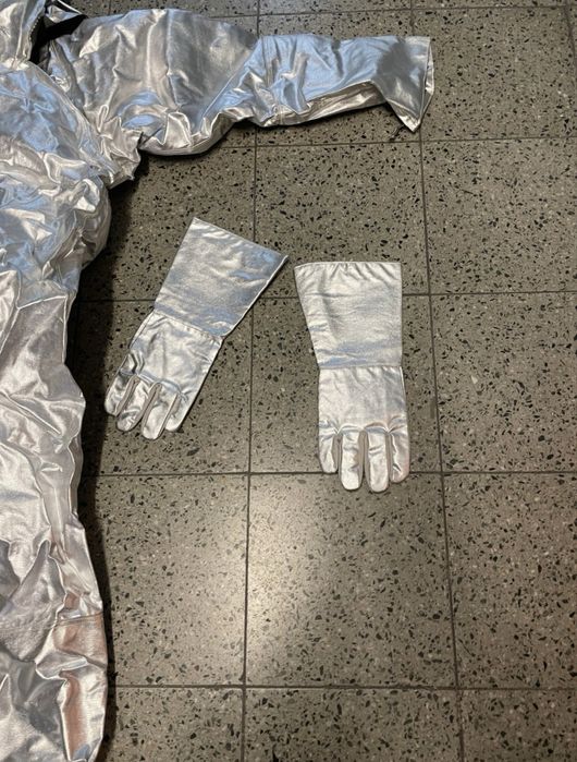 Costum original anti-foc aluminizat pompieri patrundere grea
