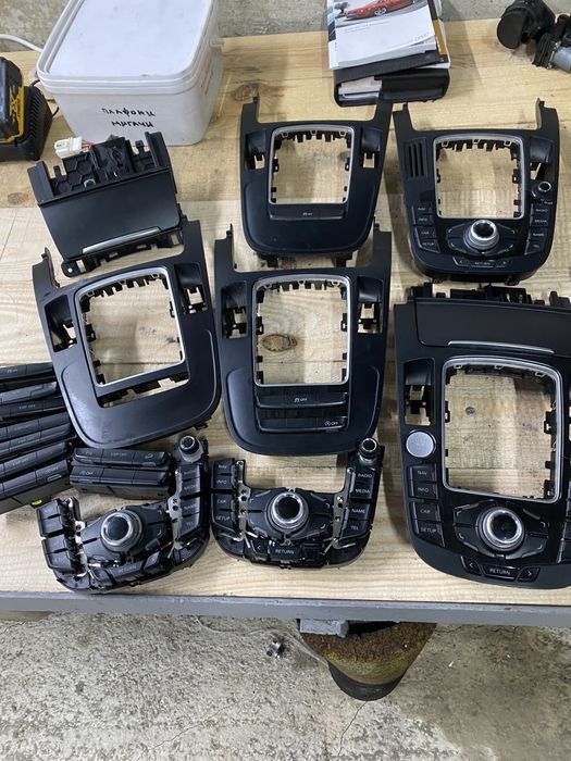 Конзола Mmi за Audi A5 A4 S5 S4 start stop buton бутон Esp пепелник
