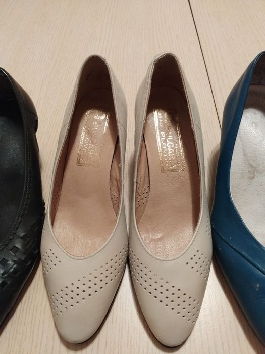 Дамски токчета естественна кожа4чифта