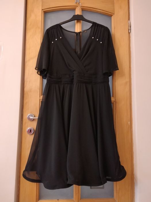 Rochie din voal cu cristale măr. 50