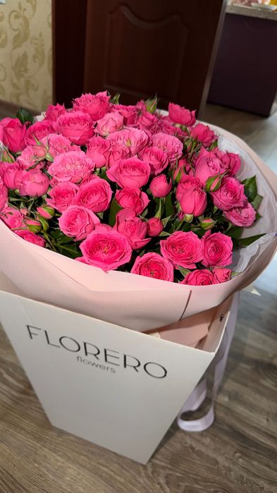 Букет свежих роз