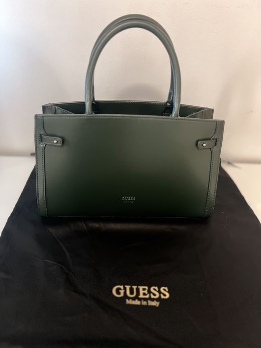Geanat Guess Original Piele verde Factura 5