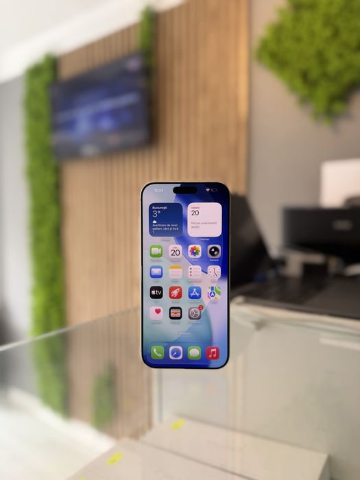 **ATS GSM**iPhone 17 Pro Max 256Gb Silver/Baterie100%/Grad A/Fact+Gar