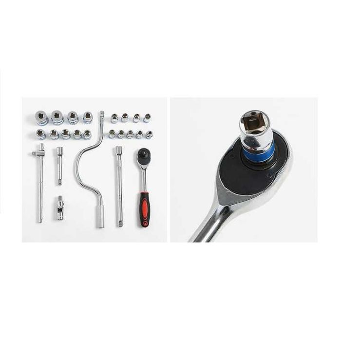 Trusa Chei Tubulare 8-32 cu Clichet Chrome Vanadium 25 piese