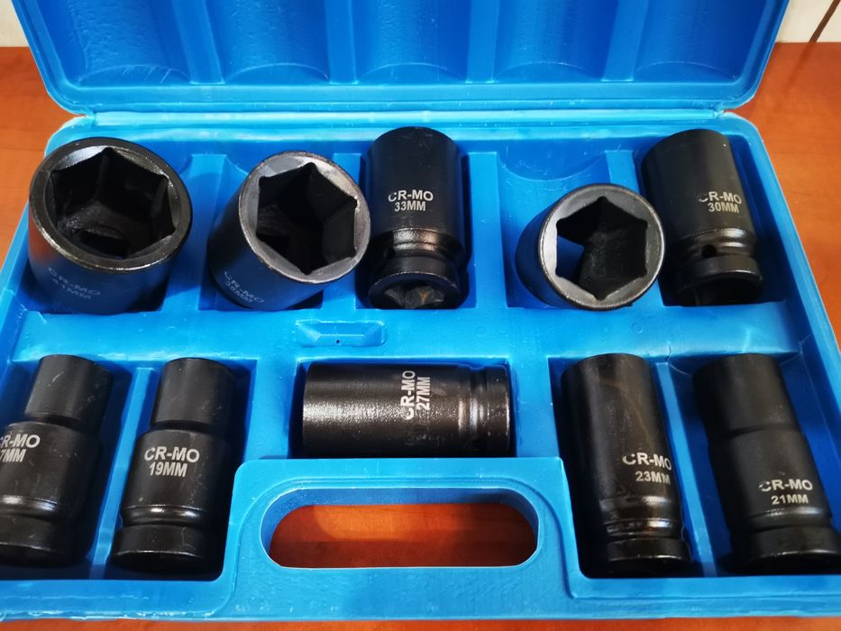 Trusa tubulare impact 3/4,17-41mm-Set chei tubulare impact 10piese 3/4