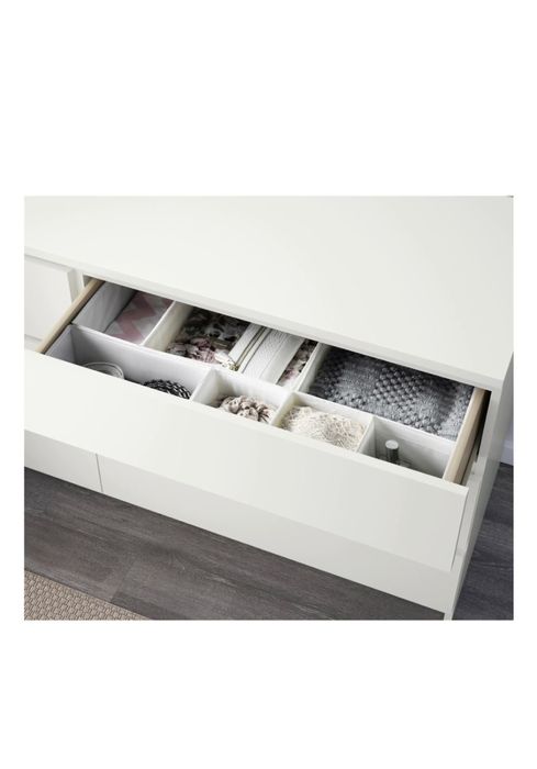 Комод IKEA Мальм, 160x48x78 см, белый