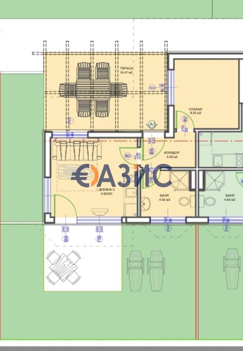 Продава се Двустаен апартамент в с. Кошарица, Област Бургас - 85 кв.м за 537 €/кв.м - Снимка #2
