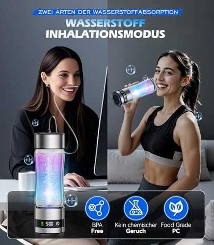 Бутилка за водородна вода Lozltx Hydrogen Water Bottle 6.85 PPM