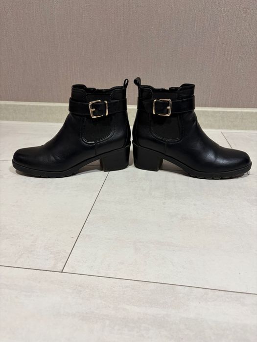 Черни боти с ток 41 номер - 26см