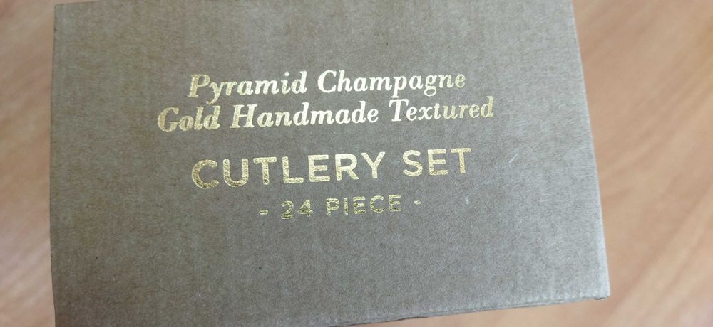 Прибори за хранене - Злато - 24бр. Кт