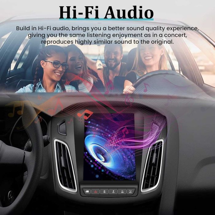 Мултимедия Двоен дин Навигация за Ford Focus 9.7 инча Android DIN Форд