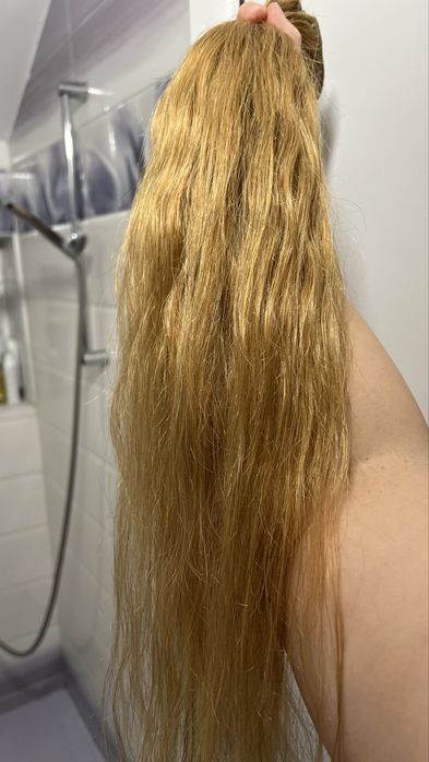 Чисто нови екстеншъни с клипси - 100% естествена славянска коса