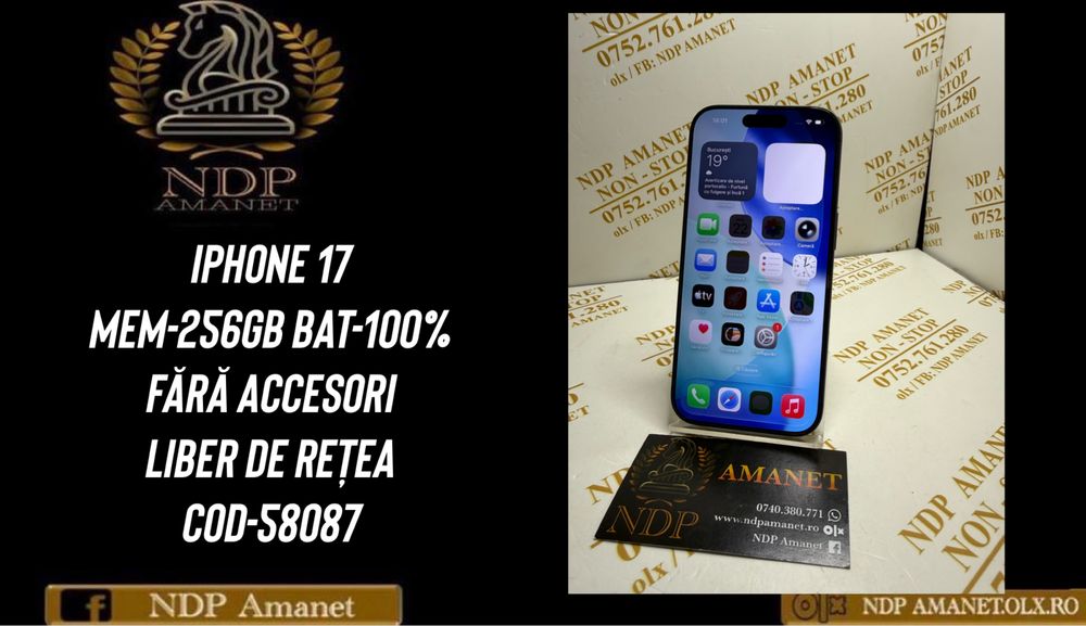 NDP Amanet Braila Iphone 17 256gb (58087)