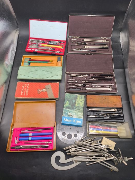 Готовальня СССР наборы